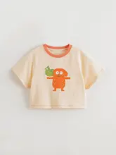 半袖Tシャツ キッズ ボーイズ コットン かわいいペイント柄 カジュアル 夏