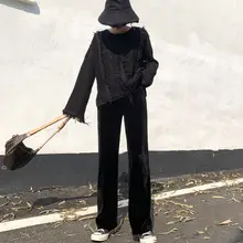 秋冬用 加柔らかいワイドレッグパンツ【ハイウエスト・サテン仕上げ・ドレープ感】（セットアップ対応）