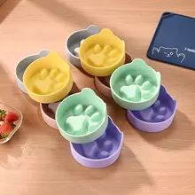 hipidog 防打翻設計のペット用スローフードボウル【犬猫兼用・水飯用】