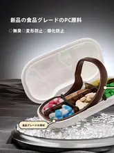 密封型携帯薬箱【一日三回用・薬剤分装用・オールインワンデザイン】