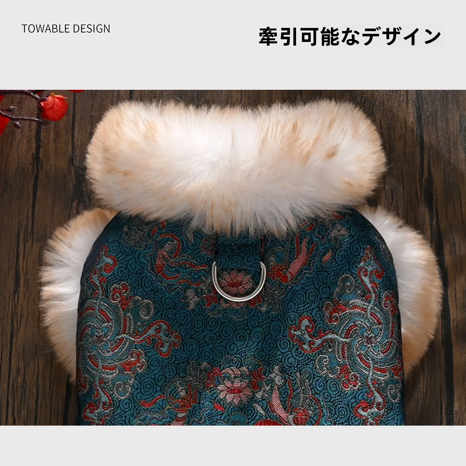 冬用チャイニーズスタイル犬服：加厚中華風タンクトップセットアップの実用性と適用シーン