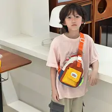 カラフルなデザインの子供用胸ポーチ【男女兼用・アウトドア・スリングバッグ】