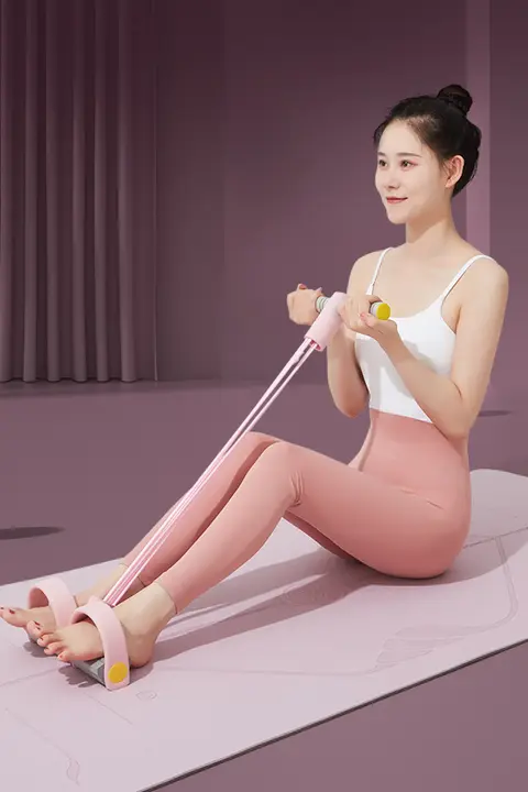フィットネスストレッチャー【脚踏み式・背中サポート・自宅用】