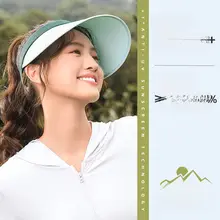 361° 夏用 空トップハット【レディース・UVカット・アウトドア用・野球帽】