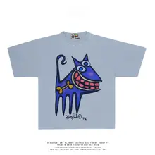 アーティストシリーズのゆったりしたデザイン！ユニセックス半袖Tシャツ【ストリートスタイル】