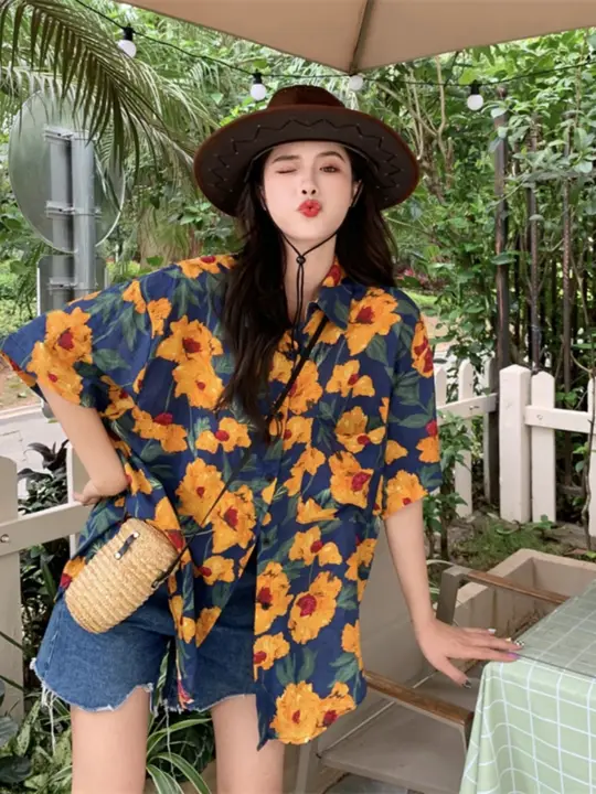 ビーチリゾート向けの夏用ドレス【トロピカル柄・リゾート旅行に最適】（セットアップ対応）