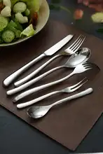 IMhouse ステンレス製 ステーキナイフ＆フォークセット【2点セット・家庭用・西洋食器】