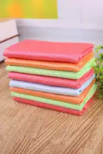 吸水性抜群のキッチンクリーニングタオル【毛羽立たず・跡が残らない・ガラスやテーブルの清掃に最適】