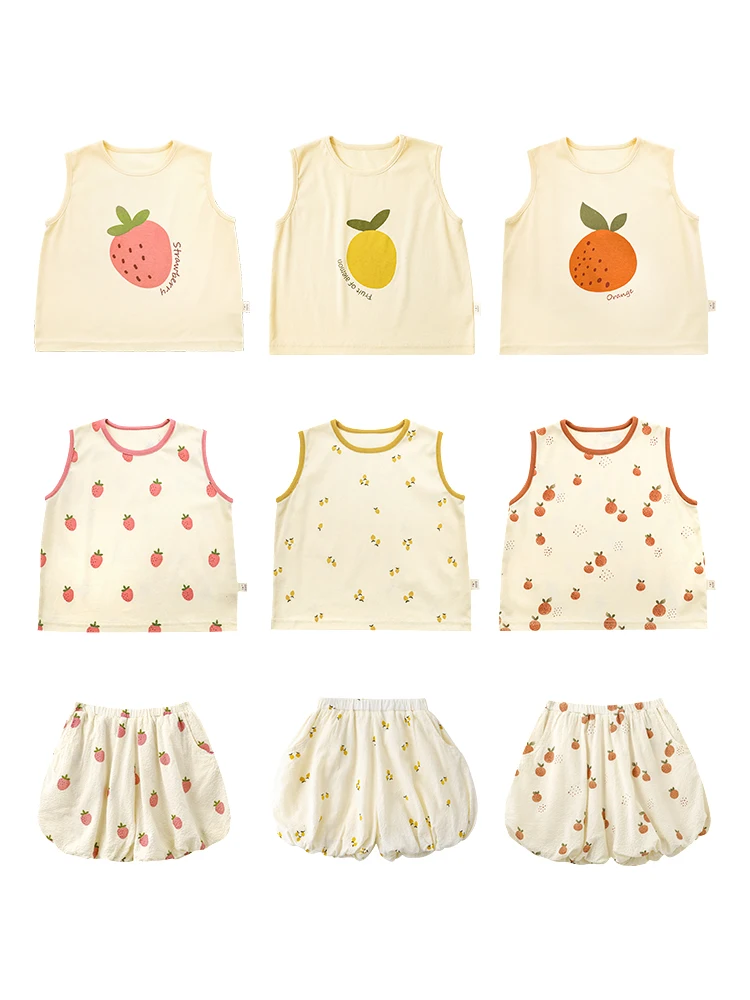 気温20度向け子供服としての夏用タンクトップと花苞パンツの選定基準