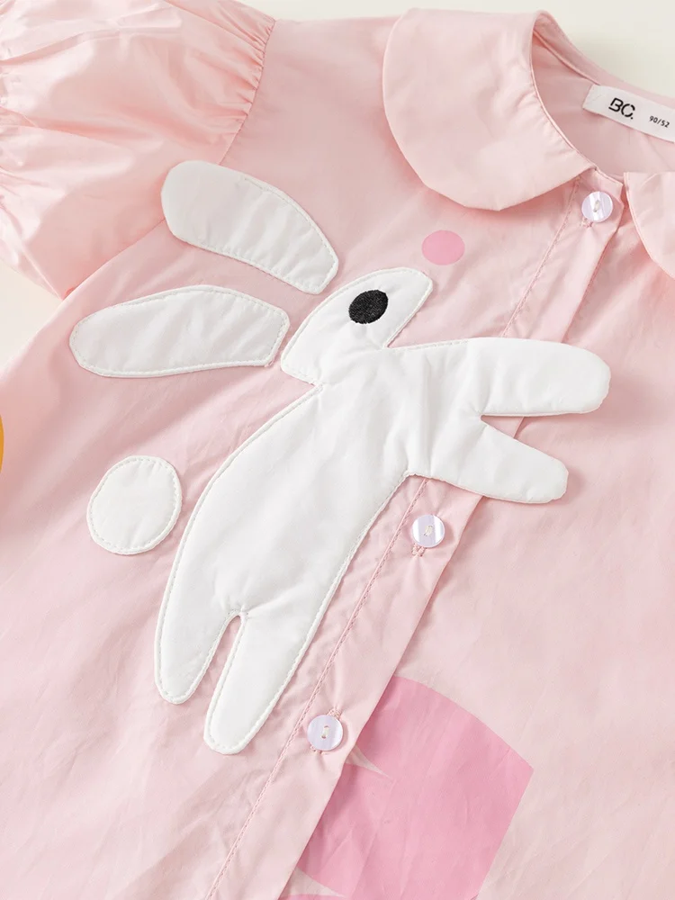 子供服 キャラクター おすすめ：夏用かわいいカートゥーンウサギシャツドレスの実際の使い方と評価