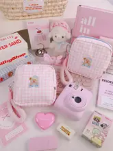 チェキケース instax mini12 mini13 用 ショルダー 斜め掛け コンパクト 携帯便利 保護ケース カメラポーチ