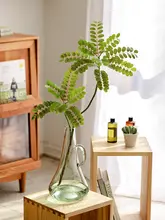 リアルな観葉植物風 黄天竺の造花【禅スタイル・インテリア装飾用・テーブル用】