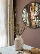 禅スタイルの大きな造花枝【春秋カラー・日本風・インテリア用】