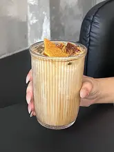耐熱ガラス製アイスアメリカーノカップ【厚手・ミルクティー／ソーダ用】