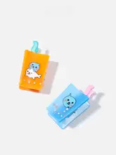 ヘアアクセサリー バンスクリップ ヘアクリップ キッズ ガールズ アセテート キャラクター かわいい 前髪留め
