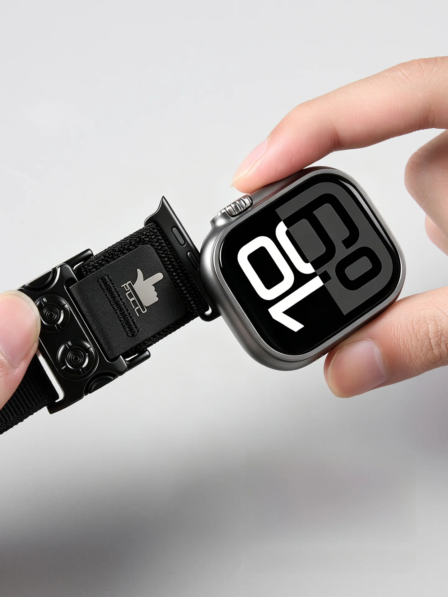 ナイロンマジックテープ付き 磁気吸着ベルト：Apple Watch対応の通気性と装着性を実証