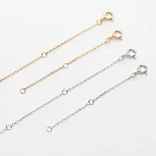 ネックレス延長チェーン【アクセサリー・穴あけ不要】