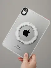 アルミ合金製 iPad用スタンド【360°回転・貼り付け式・便利】