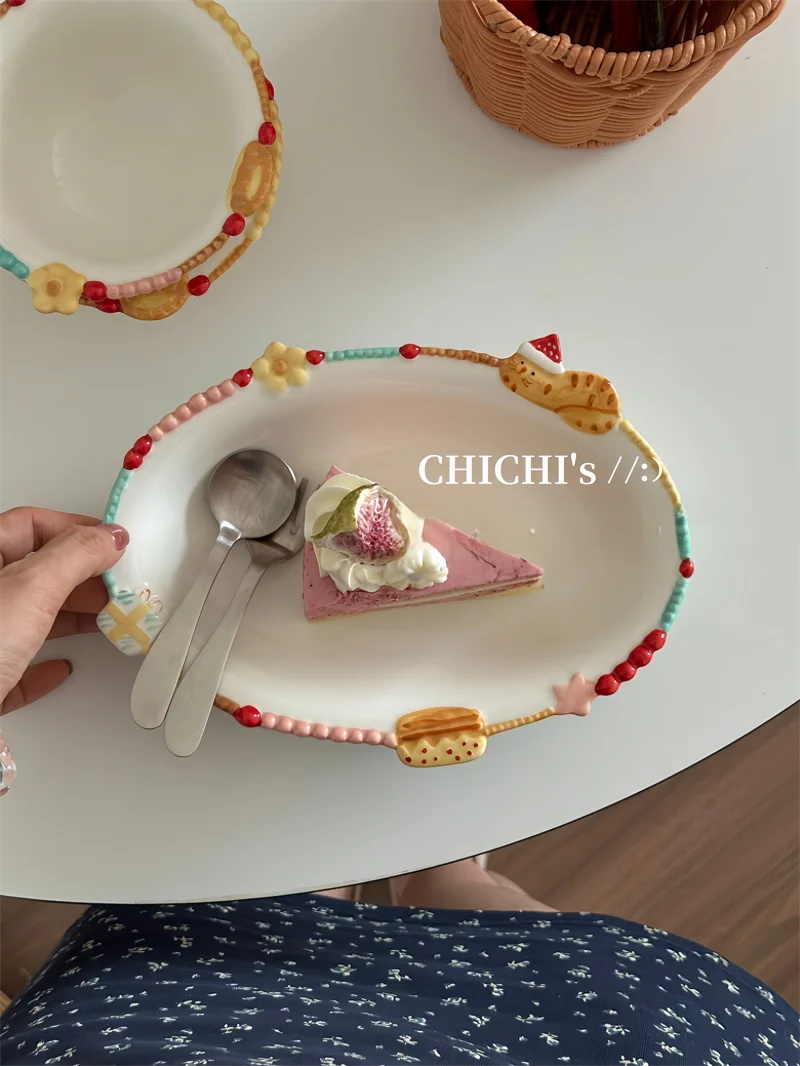 カラフルドットデザインの飯碗【家用・高級感ある食器・スープボウル・ヨーグルトボウル・フルーツ皿】