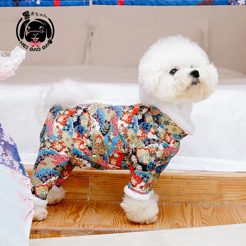 チワワ用犬服：HEI BAO BAの加厚フリース四脚パンツが実際の使用でどうなるか
