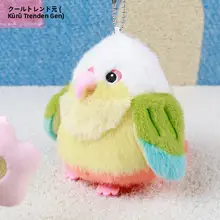 可愛いパロット型ぬいぐるみ【音声付き・女の子へのプレゼント・癒し玩具】