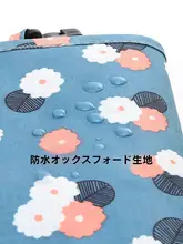 折りたたみ可能なエコショッピングバッグ【大サイズ・防水・持ち運び便利・コットンオックス】