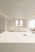 シンプルなリビングルーム用ラグ【高級感・防水・手入れ簡単】