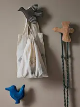 ferm living製 木製小鳥フック【ウォールデコレーション・子供部屋用・ハンドメイド】