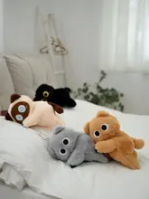 アニメデザインの黒猫ショルダーバッグ【幼稚園用・ピンクウサギリュック・シャム猫デザイン】