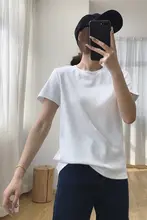 9色の柔らかい肌に優しい半袖、新しい夏のスタイル、Tシャツ