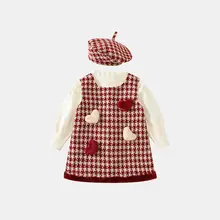 女の子用 冬用プリンセスワンピース【フリース裏地・ノースリーブ・バイニュー対応】（セットアップ対応）