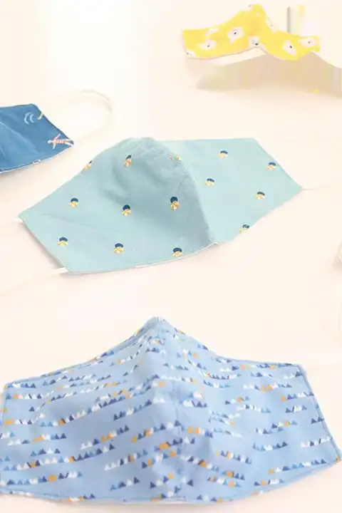 オーガニックコットン製マスク【フィルター交換可能・手作り・布素材】
