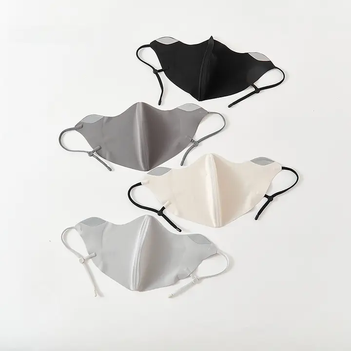 紫外線対策口元マスク【男女兼用・透湿・顔全体を保護】