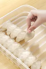 冷凍保存用食品グレードの餃子ボックス【密封タイプ・キッチン用・冷蔵庫収納】