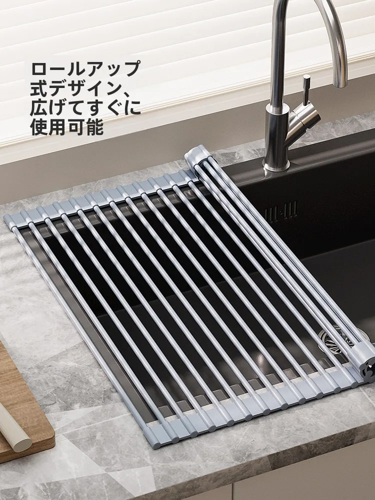 キッチンのシンク水切りラックをどう選ぶ？折りたたみ式が本当に便利なのか？
