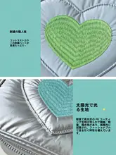 ラウンドジップ化粧ポーチ【大容量・携帯便利・旅行用・ハート型ハンドル】