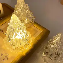 LEDアイスクリスタルナイトライト【ロマンティックなインテリア装飾・クリスマス・誕生日プレゼント・卓上用】