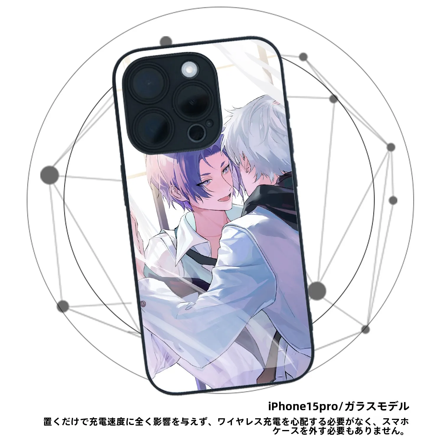 イラストレーターとのコラボスマホケース：Apple・Huawei・小米・Vivo・OPPO対応の軽奢デザイン保護壳