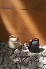 Suomuデザインの木製ハンドル付きティーポットセット【持ち運び便利・囲炉裏用茶具】