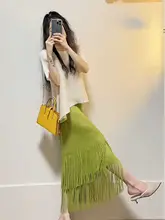 フレアデザインの百褶短袖Tシャツ【ラクな着心地・不規則裾・女性用】