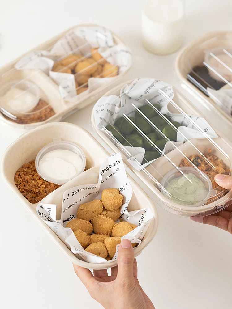 もち 打包ボックス お弁当 ピクニック デザート：家庭料理と外食シーンで活躍する多機能弁当箱