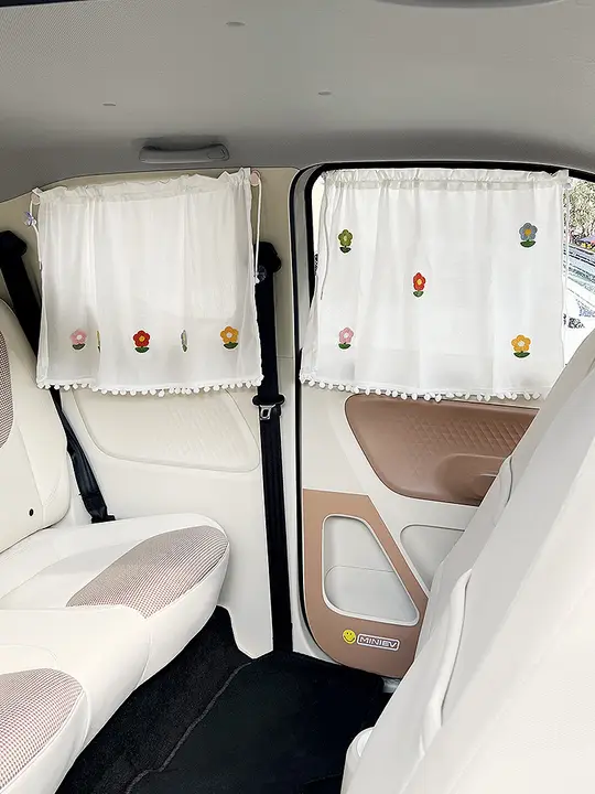 五菱宏光MINI用 車載サンシェード【後部座席用・遮光・子供安全対策】