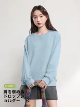 女性用 クルーネック トレーナー【アメリカンスタイル・無帽・フィット・春秋用】