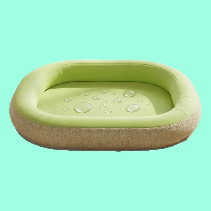 防水ペットベッド【小中型犬用・取り外し可能・夏用・耐汚れ】