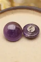 高級玉石ボタン【紫水晶・中華風・コートやセーター用】