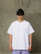 コットン素材のベーシックラウンドネックTシャツ【ユニセックス・ゆったりサイズ・サステナブル】