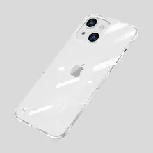 ADDTHIS iPhone用 フレームレスケース【パープル・透明・防摔・超薄型】