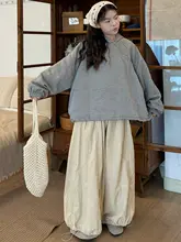 大きいサイズ レディース 秋冬用 パーカーとパンツのコーディネート【ゆったりデザイン・カジュアル】（セットアップ対応）