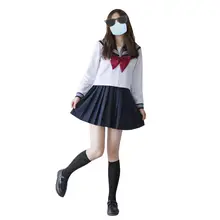 高校生用 制服スカート【基本デザイン・紺色・学園風】（セットアップ対応）