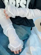 フレンチスイートレース アームカバー 夏 薄手スタイル